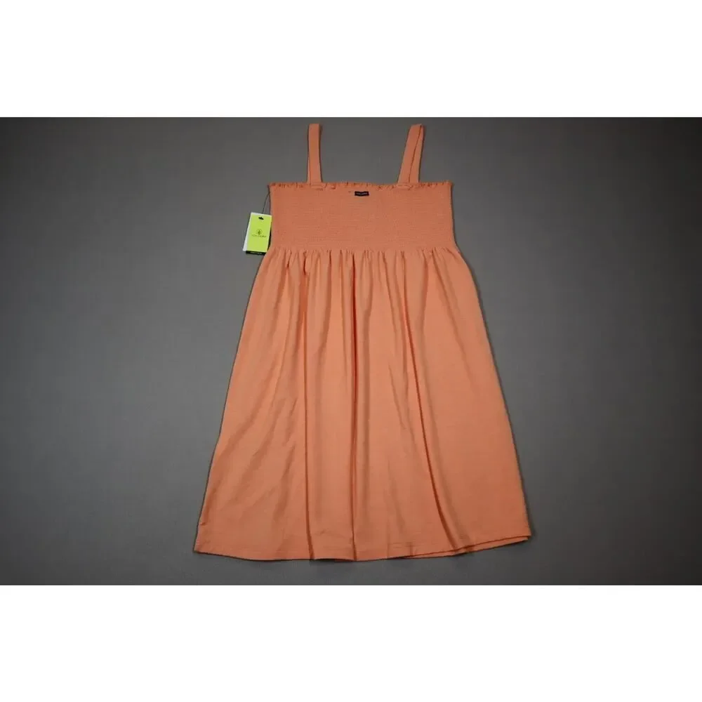 Volcom‎ Girls Swingin Summer Dress Orange Size L (10/12)